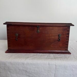 Vintage Unique Handmade Box with Dovetail Corners Made in Germany